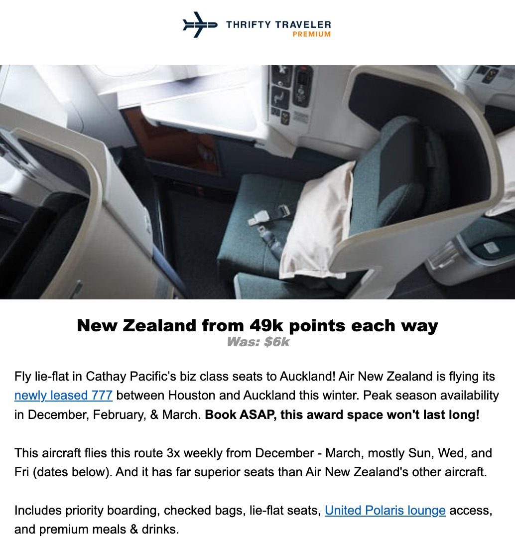 air new zealand deal
