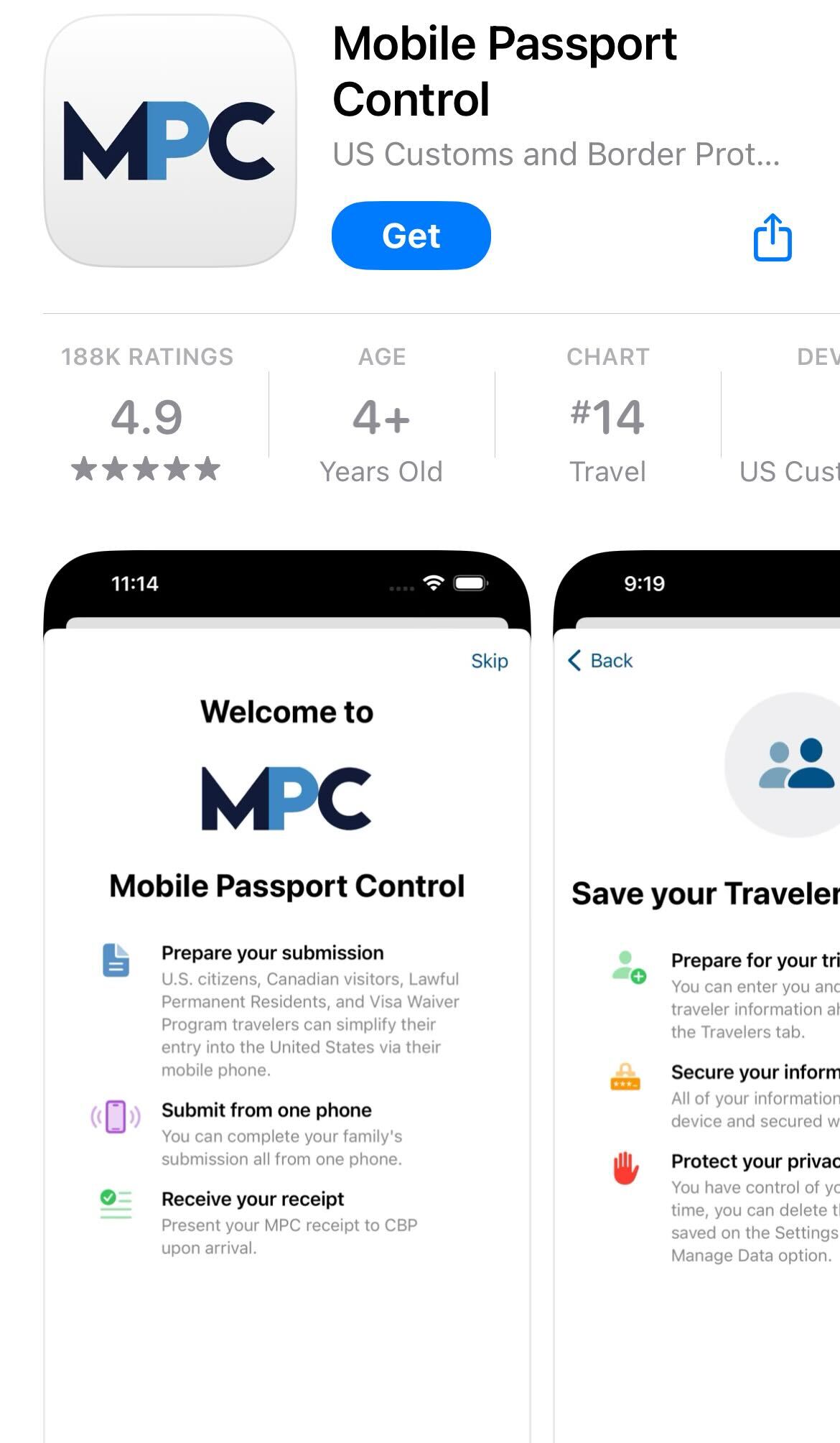 mobile passport app