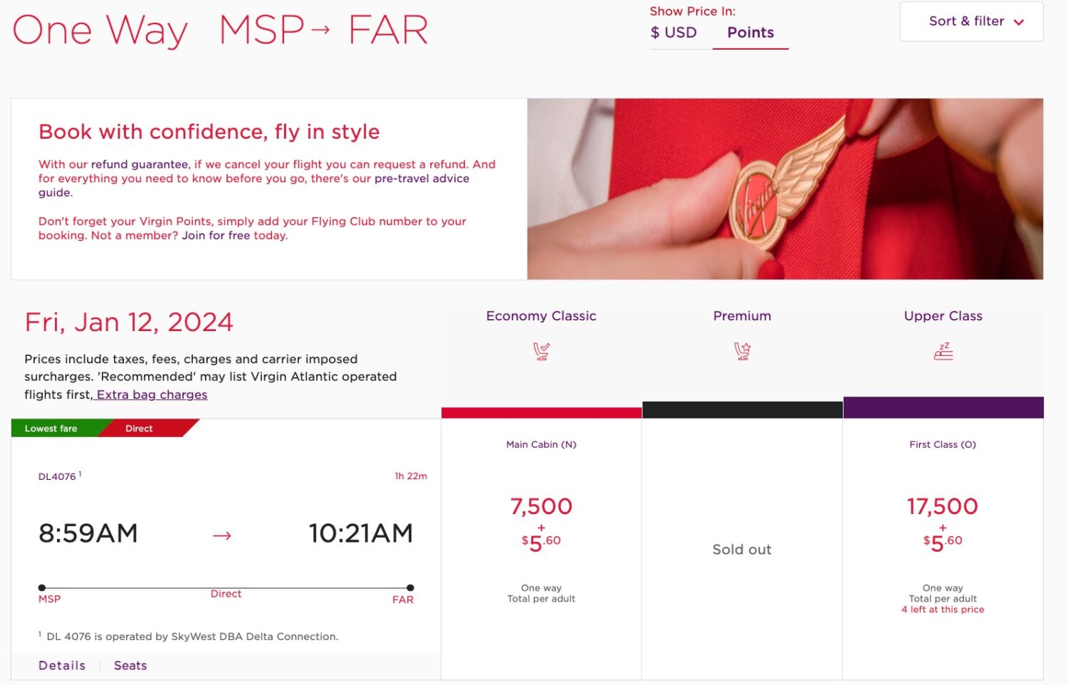 msp to fargo 
