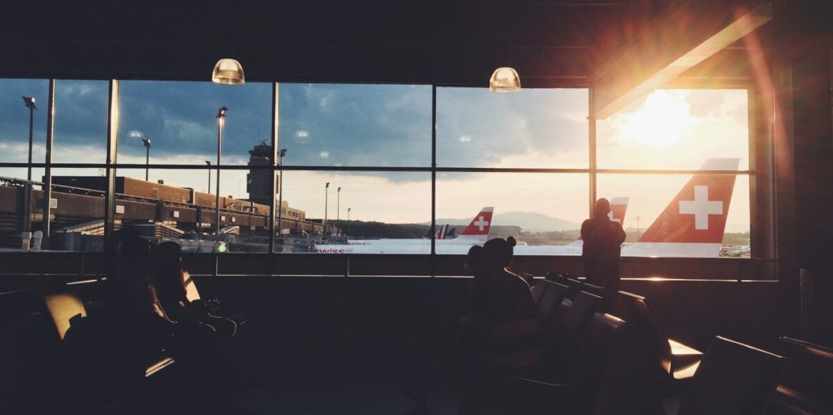 airport gate window