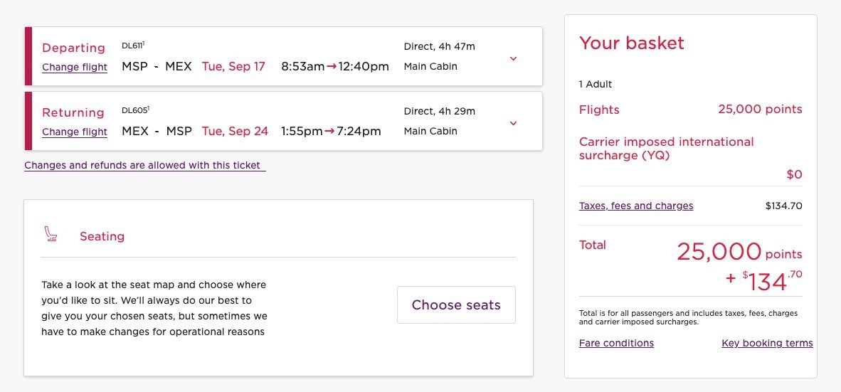 msp to mex virgin