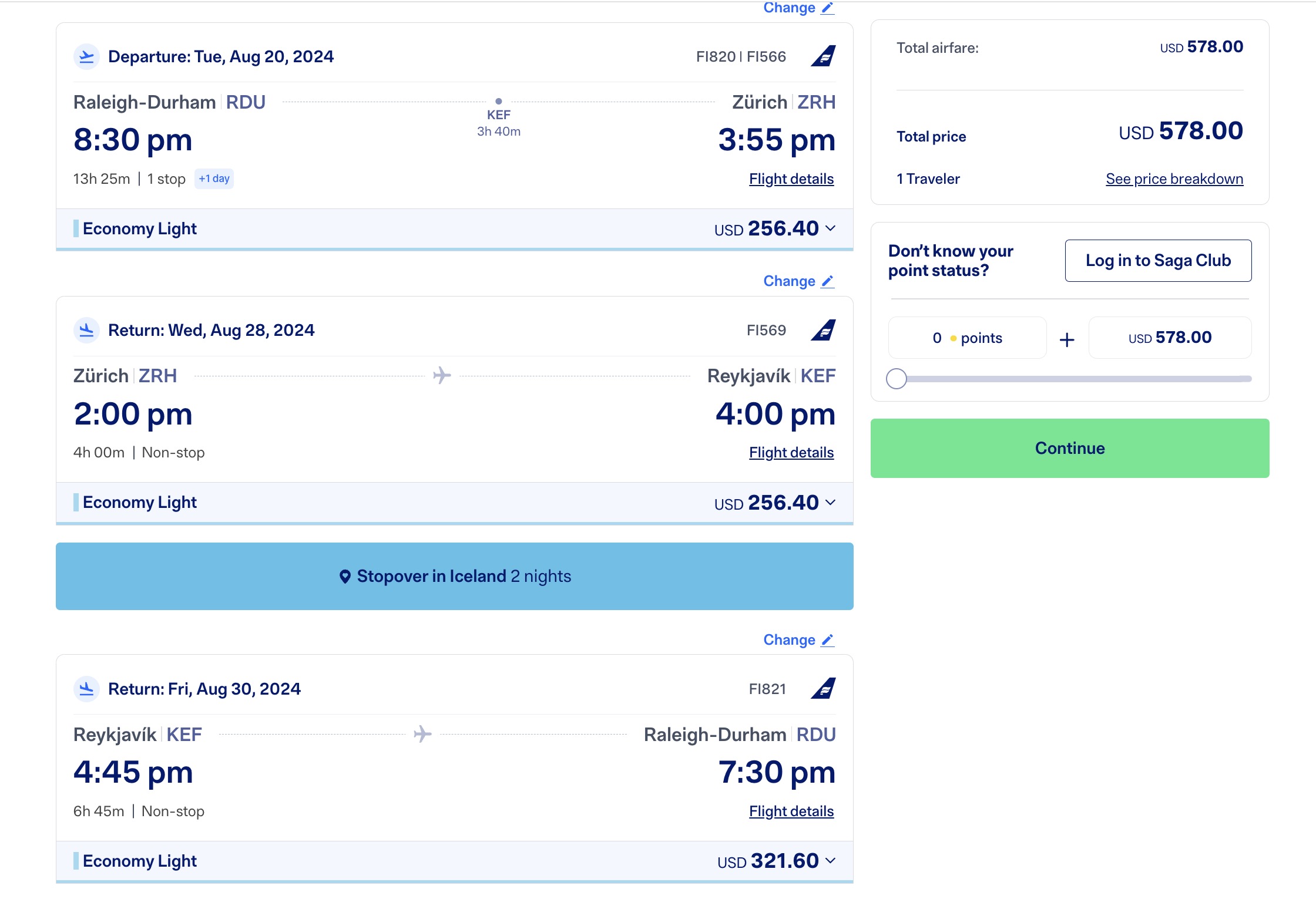 Icelandair stopover