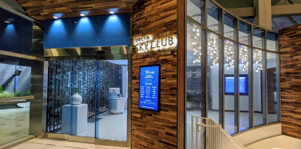 Premium Card Showdown: Venture X, Amex Platinum or Sapphire Reserve? 11 delta sky club entrance in Austin, TX
