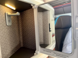 storage in Hawaiian first class